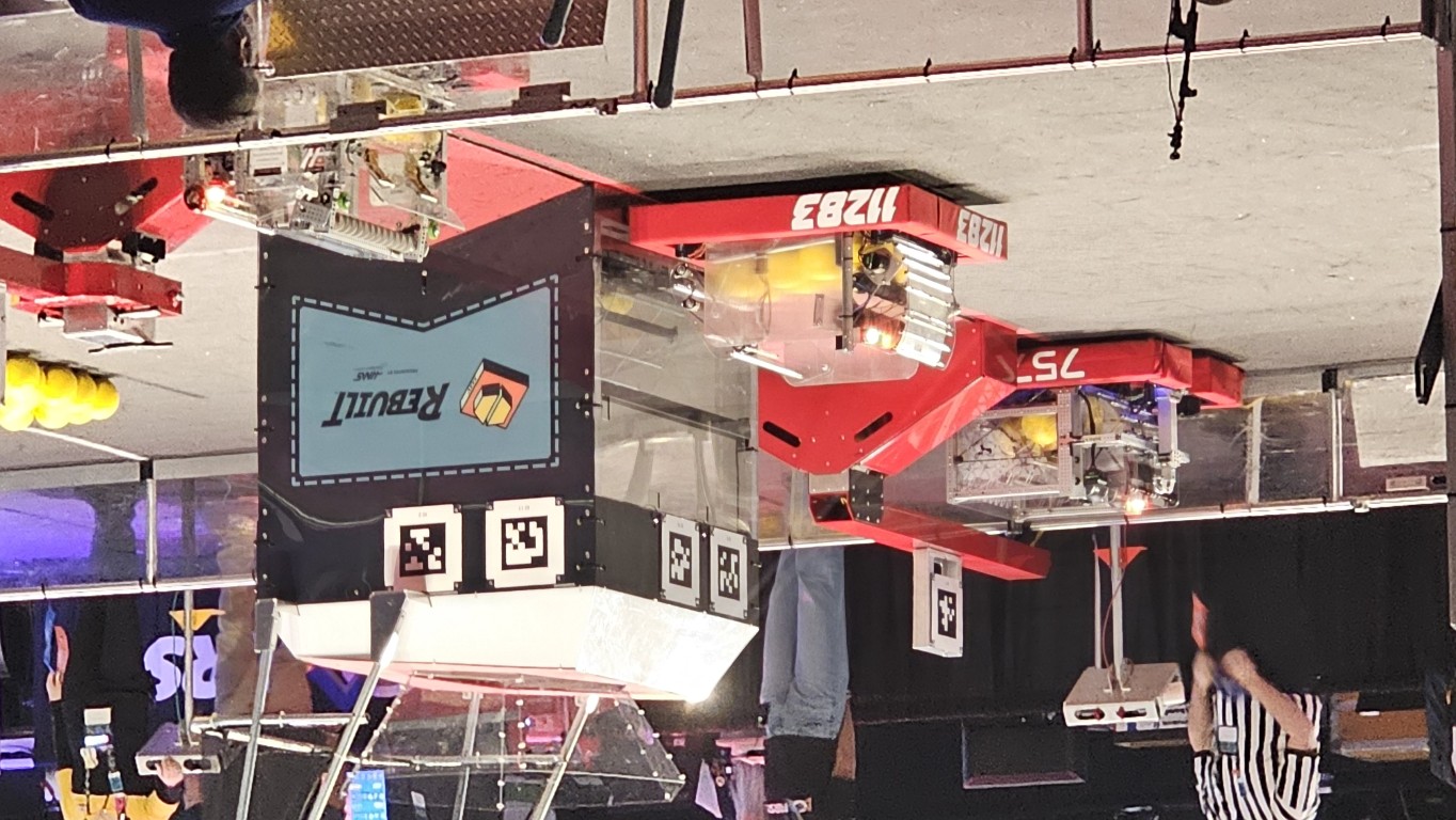 Thumbnail: Robot at the start of a match